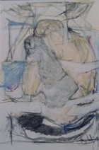 Mischtechnik auf Papier, 2004