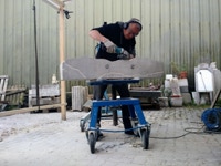 Schleifen der ersten Seite