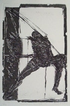 Strichätzung, Aquatinta, Reservage, 1996, 19.5 x 25.5 cm Plattenmaß