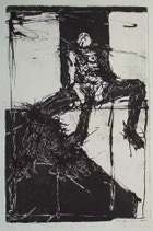 Strichätzung, Aquatinta, Reservage, 1996, 19.5 x 25.5 cm Plattenmaß