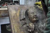 Bronze, 2016, Patinierung in der Bildgießerei Wittkamp