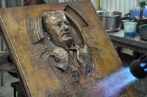 Bronze, 2016, Patinierung in der Bildgießerei Wittkamp