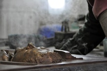 Bronze, 2016, Patinierung in der Bildgießerei Wittkamp 